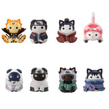 NARUTO Shippuden Figure MEGA CAT PROJECT Nyaruto! The Battle Starts! Fourth Shinobi World War Arc (8Pcs/BOX) - Authentic Japanese MegaHouse Figure 