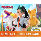 Nemona & Skeledirge & Pawmot Pokémon Scale World Figure Paldea Region Set BANDAI - Authentic Japanese Bandai Namco Figure 