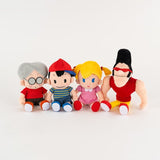 Ness, Ana, Lloyd, Teddy Plush Set -Me And My Friends Series Part 5- EarthBound - Authentic Japanese Hobonichi Plush 