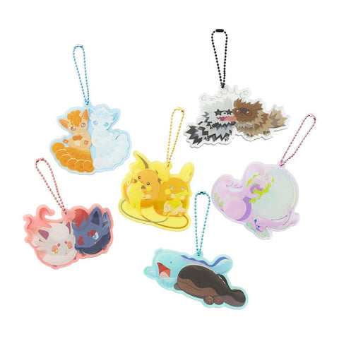 Nitamono Doushi (Look Alike) Pokémon! Acrylic Charm Keychain Collection (1Pcs/Random) - Authentic Japanese Pokémon Center Keychain 