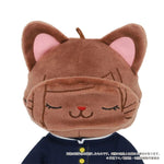 Nobara Kugisaki (Eye Mask Included) withCAT Plush Keychain - Jujutsu Kaisen - Authentic Japanese movic Mascot Plush Keychain 