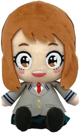 Ochaco Uraraka Chibi Plush School Uniform Ver. - My Hero Academia - Authentic Japanese Bandai Namco Plush 
