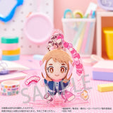 Ochaco Uraraka Plush & Acrylic Stand Display Set - My Hero Academia - Authentic Japanese SEGA Plush 