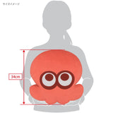 Octopus (Red) Plush Cushion - Splatoon 3 - Authentic Japanese San-ei Boeki Plush 