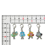 Ogerpon - National Pokédex Metal Charm #1017 - Authentic Japanese Pokémon Center Keychain 