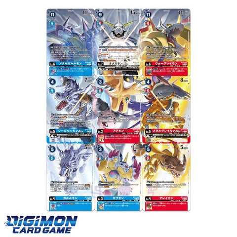 Omegamon Binder Set [PB-19] - Digimon Card Game - Authentic Japanese Bandai Namco TCG Set 