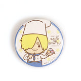 ONE PIECE Macaron Tin Can Badge - SANJI no OYATSU (1Pcs/Random) - Authentic Japanese TOEI ANIMATION Keychain 