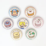 ONE PIECE Macaron Tin Can Badge - SANJI no OYATSU (1Pcs/Random) - Authentic Japanese TOEI ANIMATION Keychain 