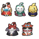ONE PIECE MEGA CAT PROJECT Rubber Clip Tsumameru Nyan Piece Nyaan! (5Pcs/BOX) - Authentic Japanese MegaHouse Small plastic toy 