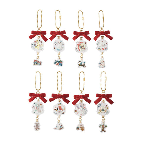 Ornament Charm Keychain Collection Pokémon Holiday Blessings (1Pcs/Random) - Authentic Japanese Pokémon Center Keychain 
