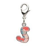 Orthworm - National Pokédex Metal Charm Keychain #968 - Authentic Japanese Pokémon Center Keychain 
