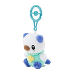 Oshawott Mascot Plush With Carabiner - Authentic Japanese Pokémon Center Mascot Plush Keychain 