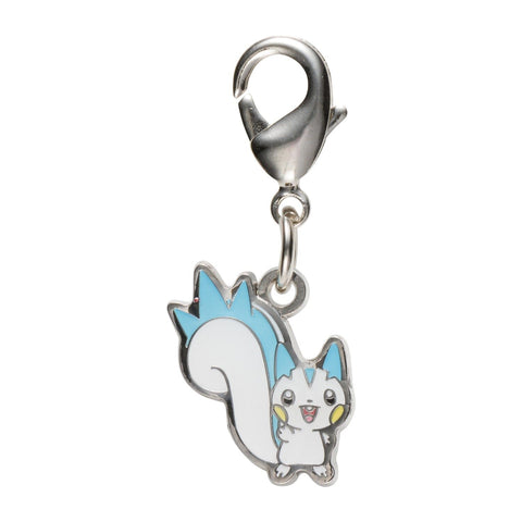 Pachirisu - National Pokédex Metal Charm Keychain #417 - Authentic Japanese Pokémon Center Keychain 