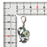 Passimian - National Pokédex Metal Charm Keychain #766 - Authentic Japanese Pokémon Center Keychain 