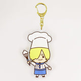 Pâtissier Sanji Acrylic Keychain - SANJI no OYATSU - Authentic Japanese TOEI ANIMATION Keychain 