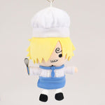 Pâtissier Sanji Mascot Plush Keychain - SANJI no OYATSU - Authentic Japanese TOEI ANIMATION Mascot Plush Keychain 