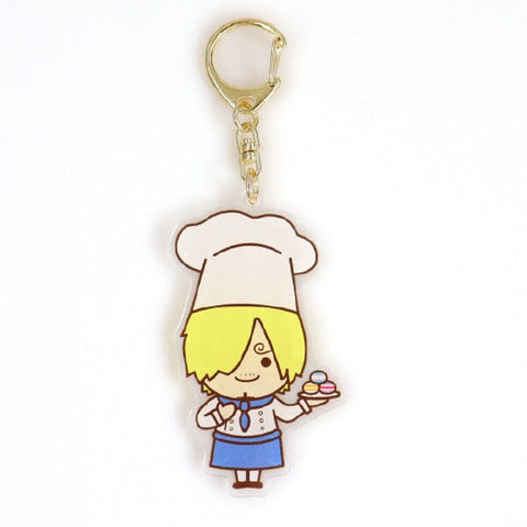 Patissier Sanji (ver.2) Macaron Acrylic Keychain - SANJI no OYATSU - Authentic Japanese TOEI ANIMATION Keychain 