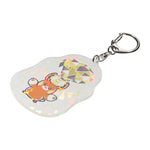 Pawmi Acrylic Keychain Electric Tera Type - Authentic Japanese Pokémon Center Keychain 