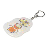 Pawmi Acrylic Keychain Electric Tera Type - Authentic Japanese Pokémon Center Keychain 