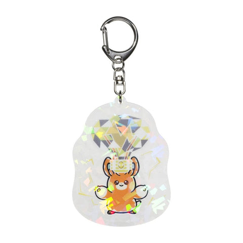 Pawmi Acrylic Keychain Electric Tera Type - Authentic Japanese Pokémon Center Keychain 