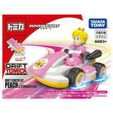 Peach & Standard Kart Drift Starter Set - Drift TOMICA X Mario Kart - Authentic Japanese Takara Tomy Figure 