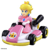 Peach & Standard Kart Drift Starter Set - Drift TOMICA X Mario Kart - Authentic Japanese Takara Tomy Figure 