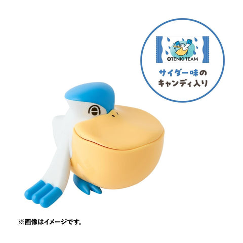 Pelipper Candy Box OTENKI TEAM - Authentic Japanese Pokémon Center Small plastic toy 