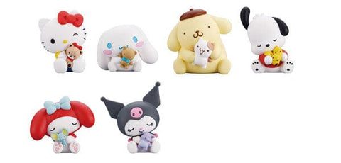 PERIHAPI! Figure KatazunHug. Hello Kitty and Friends - Sanrio Characters (8Pcs/BOX) - Authentic Japanese Takara Tomy Figure 