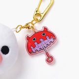 Perona's Ghost Plush Bag Charm - ONE PIECE - Authentic Japanese TOEI ANIMATION Mascot Plush Keychain 