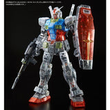 PG UNLEASHED 1/60 Gunpla Clear Color Body For RX-78-2 Gundam - Mobile Suit Gundam - Authentic Japanese Bandai Namco Model kit 