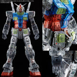 PG UNLEASHED 1/60 Gunpla Clear Color Body For RX-78-2 Gundam - Mobile Suit Gundam - Authentic Japanese Bandai Namco Model kit 