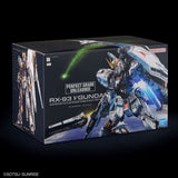 PG UNLEASHED 1/60 Gunpla ν Gundam - Mobile Suit Gundam: Char's Counterattack - Authentic Japanese Bandai Namco Figure 