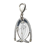 Pheromosa - National Pokédex Metal Charm Keychain #795 - Authentic Japanese Pokémon Center Keychain 