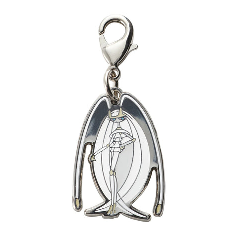 Pheromosa - National Pokédex Metal Charm Keychain #795 - Authentic Japanese Pokémon Center Keychain 