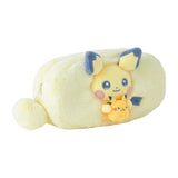 Pichu With Pikachu Lovey Fuwa Fuwa Pouch Bag Little Daydream - Authentic Japanese Pokémon Center Pouch Bag 