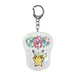 Pikachu Acrylic Keychain Flying Tera Type - Authentic Japanese Pokémon Center Keychain 