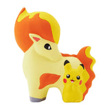 Pikachu And Ponyta Ceramic Ornament - Authentic Japanese Pokémon Center Small toy 