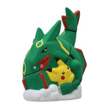 Pikachu And Rayquaza Ceramic Ornament Pokémon X Yakushigama - Authentic Japanese Pokémon Center Household product 