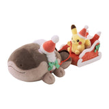 Pikachu & Clodsire Delivering Presents Plush "Getting Ready for Christmas!" - Authentic Japanese Pokémon Center Plush 