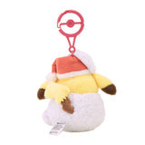 Pikachu Covered in Snow Mascot Plush "Getting Ready for Christmas!" - Authentic Japanese Pokémon Center Mascot Plush Keychain 