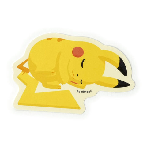 Pikachu Die-cut Sticker - Pokémon Sleep - Authentic Japanese Pokémon Center Sticker 