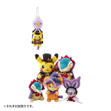 Pikachu & Drifloon Mascot Plush Halloween Ghost Chateau - Authentic Japanese Pokémon Center Mascot Plush Keychain 