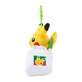 Pikachu & Eco Bag Pika Pika Store - Authentic Japanese Pokémon Center Mascot Plush Keychain 