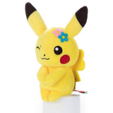 Pikachu (Female Ver.) Chokkori-san Plush - Authentic Japanese Takara Tomy Plush 