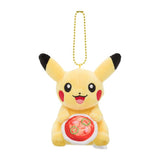 Pikachu Mascot Keychain Ankake Spaghetti (Pokémon Center Nagoya) - Celebis Celebration - Authentic Japanese Pokémon Center Mascot Plush Keychain 