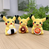 Pikachu Mascot Keychain Ankake Spaghetti (Pokémon Center Nagoya) - Celebis Celebration - Authentic Japanese Pokémon Center Mascot Plush Keychain 