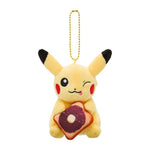 Pikachu Mascot Keychain Ogura Toast (Pokémon Center Nagoya) - Celebis Celebration - Authentic Japanese Pokémon Center Mascot Plush Keychain 