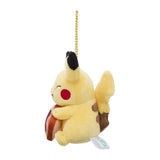 Pikachu Mascot Keychain Ogura Toast (Pokémon Center Nagoya) - Celebis Celebration - Authentic Japanese Pokémon Center Mascot Plush Keychain 