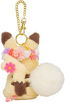 Pikachu Mascot Keychain Pikachu&Eievui’s Easter - Authentic Japanese Pokémon Center Mascot Plush Keychain 