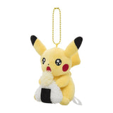 Pikachu Mascot Keychain Tenmusu (Pokémon Center Nagoya) - Celebis Celebration - Authentic Japanese Pokémon Center Mascot Plush Keychain 